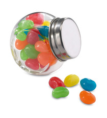 Bonbons dans bocal en verre personnalisé epxress Beandy