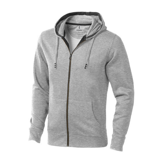 Sweater publicitaire capuche full zip Arora