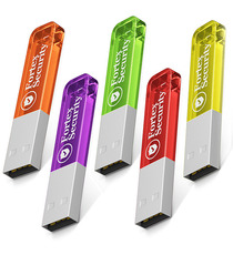 Clé USB publicitaire lumineuse Cristal