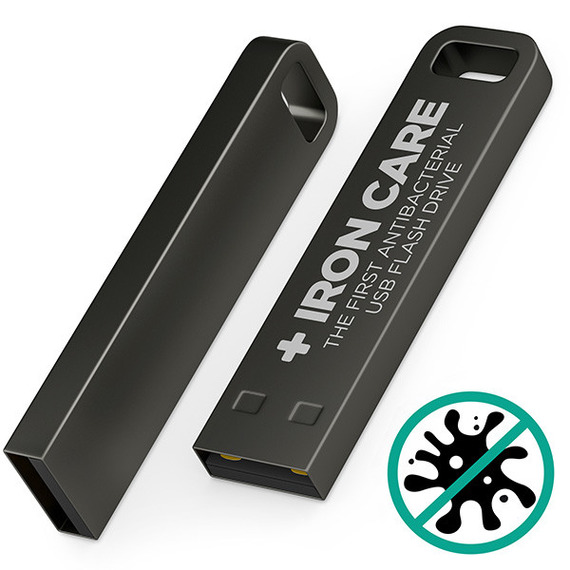 Clé USB anti bactéries publicitaire IRON CARE Clé USB anti bactéries publicitaire IRON CARE