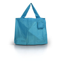 Sac shopping publicitaire pliable en polyester 190T