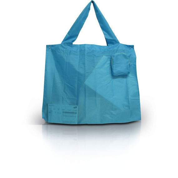 Sac shopping publicitaire pliable en polyester 190T