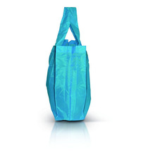 Sac shopping publicitaire pliable en polyester 190T