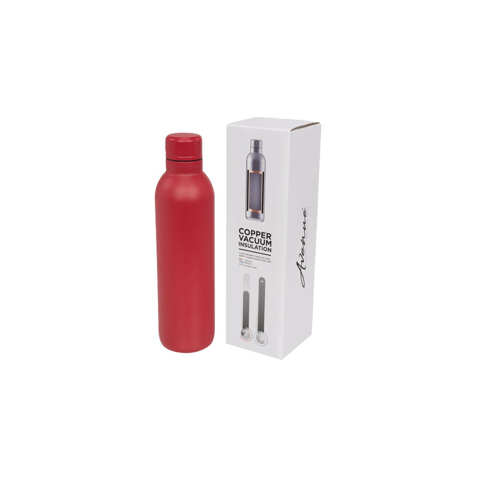 Bouteille publicitaire de sport de 510 ml isolation cuivre Thor