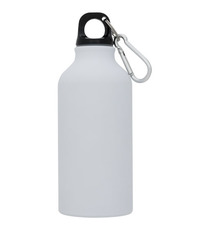 Bouteille publicitaire sport mat 400 ml avec mousqueton Oregon