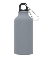 Bouteille publicitaire sport mat 400 ml avec mousqueton Oregon