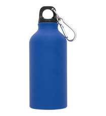 Bouteille publicitaire sport mat 400 ml avec mousqueton Oregon