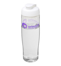 Bouteille publicitaire de sport H2O Tempo® 700 ml avec couvercle à clapet Bouteille publicitaire de sport H2O Tempo® 700 ml avec couvercle à clapet