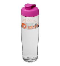 Bouteille publicitaire de sport H2O Tempo® 700 ml avec couvercle à clapet Bouteille publicitaire de sport H2O Tempo® 700 ml avec couvercle à clapet