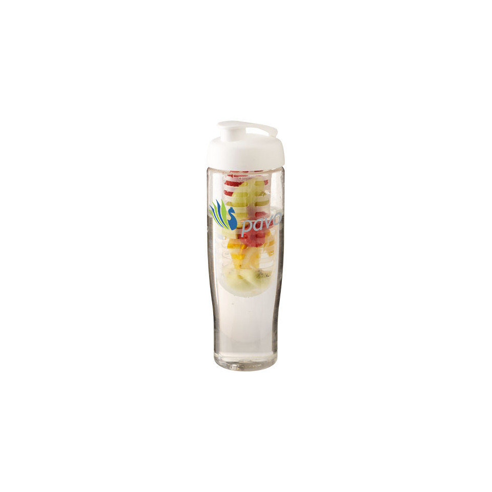 Bouteille publicitaire de sport et infuseur H2O Tempo® 700 ml avec couvercle à clapet