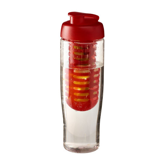 Bouteille publicitaire de sport et infuseur H2O Tempo® 700 ml avec couvercle à clapet