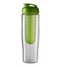 Bouteille publicitaire de sport et infuseur H2O Tempo® 700 ml avec couvercle à clapet Bouteille publicitaire de sport et infuseur H2O Tempo® 700 ml avec couvercle à clapet