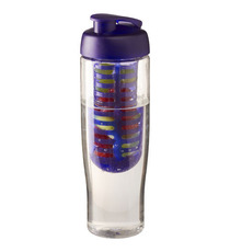 Bouteille publicitaire de sport et infuseur H2O Tempo® 700 ml avec couvercle à clapet Bouteille publicitaire de sport et infuseur H2O Tempo® 700 ml avec couvercle à clapet