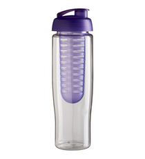 Bouteille publicitaire de sport et infuseur H2O Tempo® 700 ml avec couvercle à clapet Bouteille publicitaire de sport et infuseur H2O Tempo® 700 ml avec couvercle à clapet