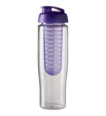 Bouteille publicitaire de sport et infuseur H2O Tempo® 700 ml avec couvercle à clapet Bouteille publicitaire de sport et infuseur H2O Tempo® 700 ml avec couvercle à clapet
