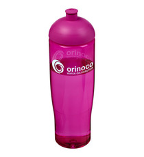 Bouteille publicitaire de sport H2O Tempo® 700 ml avec couvercle en dôme