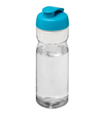 Bouteille publicitaire de sport H2O Base® 650 ml avec couvercle à clapet