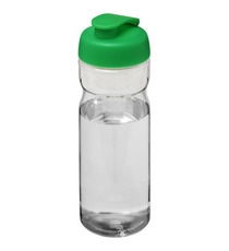 Bouteille publicitaire de sport H2O Base® 650 ml avec couvercle à clapet