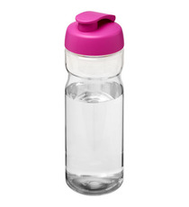 Bouteille publicitaire de sport H2O Base® 650 ml avec couvercle à clapet