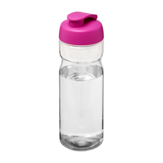 Bouteille publicitaire de sport H2O Base® 650 ml avec couvercle à clapet