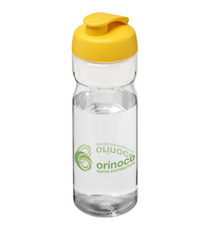 Bouteille publicitaire de sport H2O Base® 650 ml avec couvercle à clapet Bouteille publicitaire de sport H2O Base® 650 ml avec couvercle à clapet