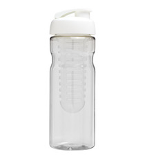 Bouteille publicitaire de sport et infuseur H2O Base® 650 ml avec couvercle à clapet