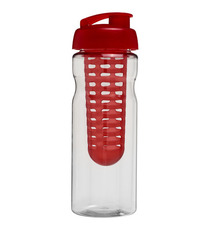 Bouteille publicitaire de sport et infuseur H2O Base® 650 ml avec couvercle à clapet Bouteille publicitaire de sport et infuseur H2O Base® 650 ml avec couvercle à clapet