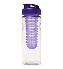 Bouteille publicitaire de sport et infuseur H2O Base® 650 ml avec couvercle à clapet Bouteille publicitaire de sport et infuseur H2O Base® 650 ml avec couvercle à clapet