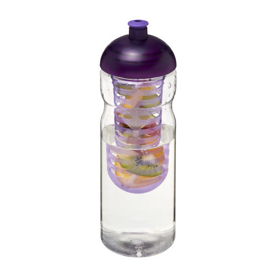 Bouteille publicitaire de sport et infuseur H2O Base® 650 ml avec couvercle dôme Bouteille publicitaire de sport et infuseur H2O Base® 650 ml avec couvercle dôme