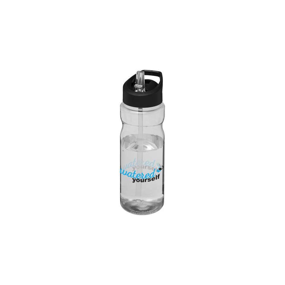 Bouteille publicitaire de sport H2O Base® 650 ml avec couvercle à goulot