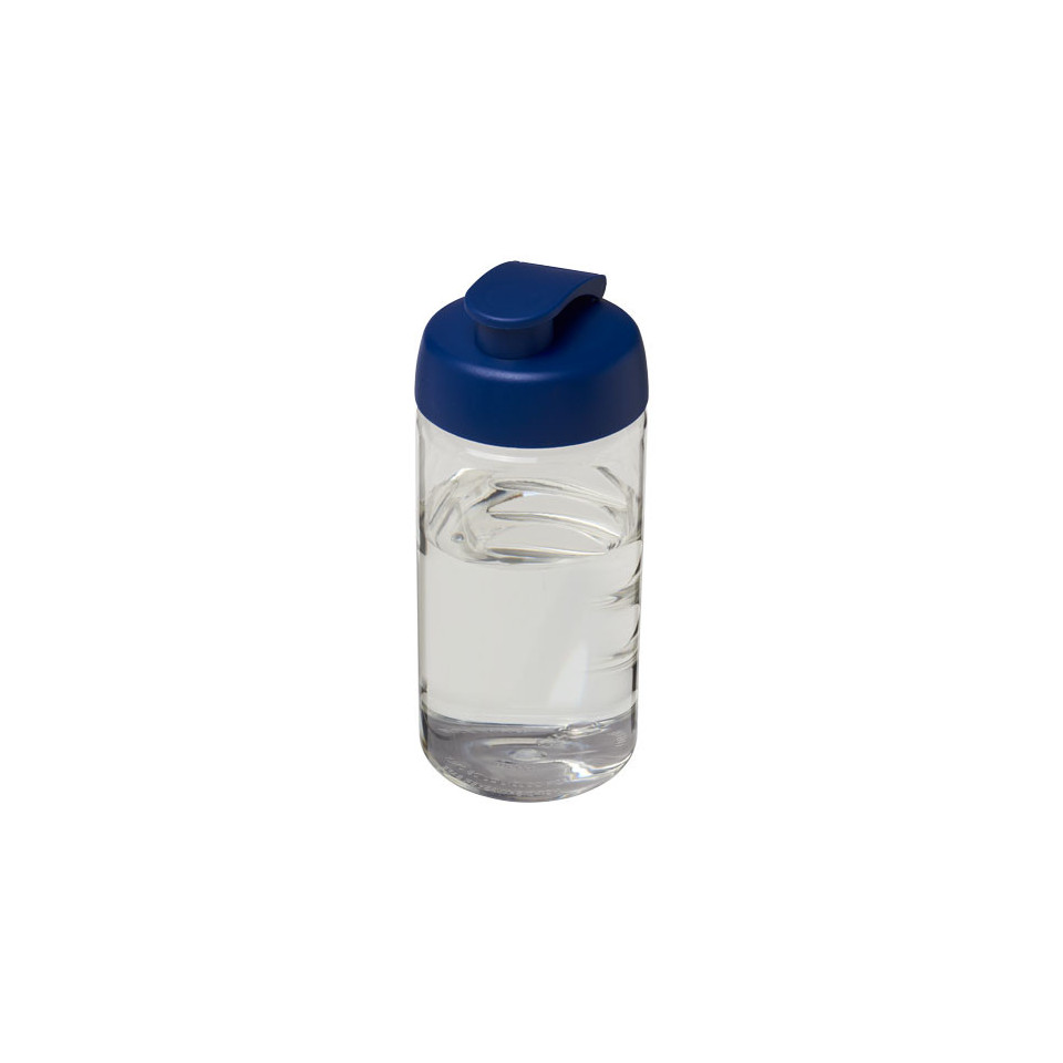 Bouteille publicitaire de sport H2O Bop® 500 ml avec couvercle à clapet