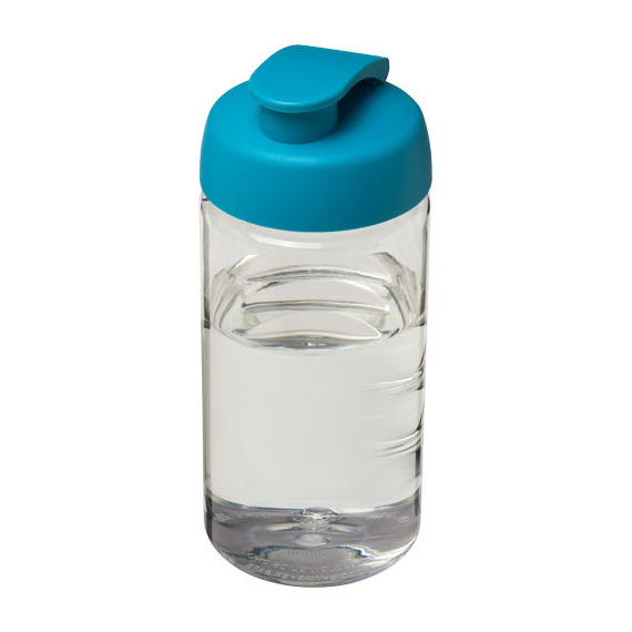 Bouteille publicitaire de sport H2O Bop® 500 ml avec couvercle à clapet