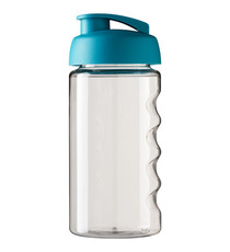 Bouteille publicitaire de sport H2O Bop® 500 ml avec couvercle à clapet