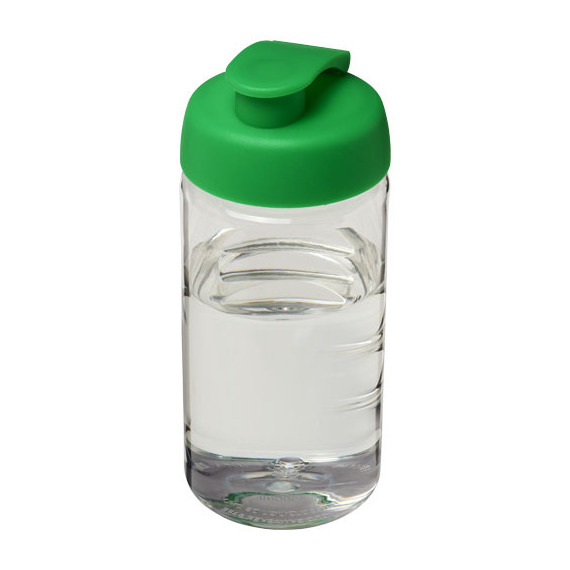 Bouteille publicitaire de sport H2O Bop® 500 ml avec couvercle à clapet