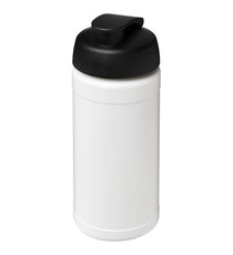 Bouteille publicitaire de sport Baseline® Plus 500 ml avec couvercle à clapet