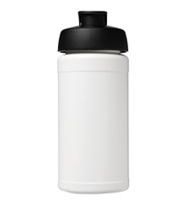 Bouteille publicitaire de sport Baseline® Plus 500 ml avec couvercle à clapet