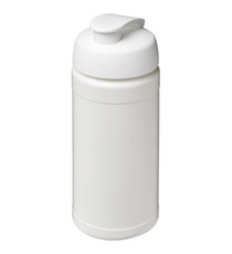 Bouteille publicitaire de sport Baseline® Plus 500 ml avec couvercle à clapet