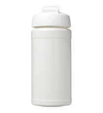 Bouteille publicitaire de sport Baseline® Plus 500 ml avec couvercle à clapet