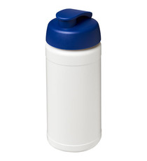 Bouteille publicitaire de sport Baseline® Plus 500 ml avec couvercle à clapet