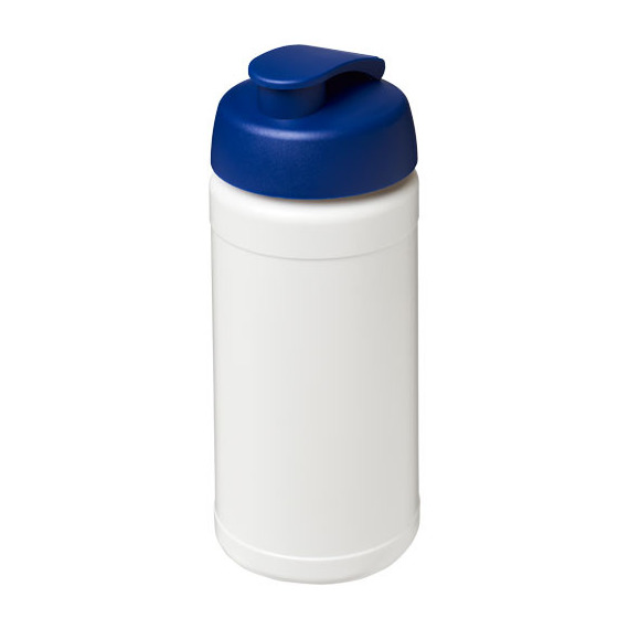 Bouteille publicitaire de sport Baseline® Plus 500 ml avec couvercle à clapet