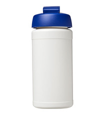 Bouteille publicitaire de sport Baseline® Plus 500 ml avec couvercle à clapet