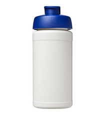 Bouteille publicitaire de sport Baseline® Plus 500 ml avec couvercle à clapet