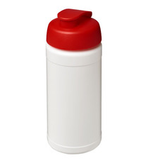 Bouteille publicitaire de sport Baseline® Plus 500 ml avec couvercle à clapet