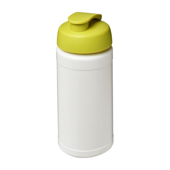 Bouteille publicitaire de sport Baseline® Plus 500 ml avec couvercle à clapet