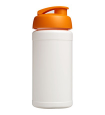 Bouteille publicitaire de sport Baseline® Plus 500 ml avec couvercle à clapet