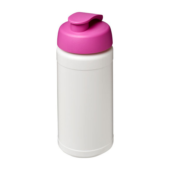 Bouteille publicitaire de sport Baseline® Plus 500 ml avec couvercle à clapet