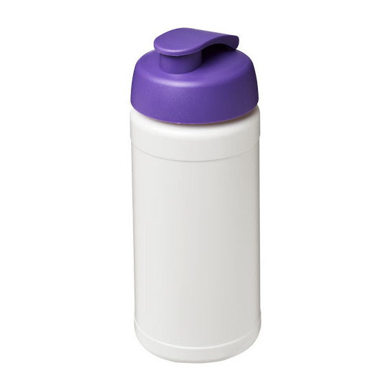 Bouteille publicitaire de sport Baseline® Plus 500 ml avec couvercle à clapet