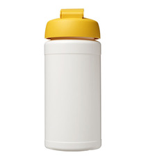 Bouteille publicitaire de sport Baseline® Plus 500 ml avec couvercle à clapet