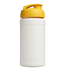 Bouteille publicitaire de sport Baseline® Plus 500 ml avec couvercle à clapet