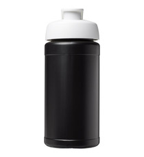 Bouteille publicitaire de sport Baseline® Plus 500 ml avec couvercle à clapet